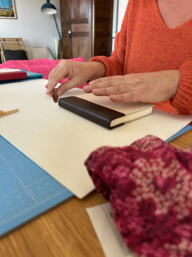 Fabrication d'un carnet artisanal