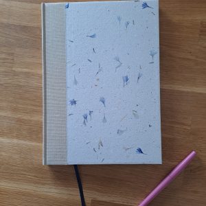 Grand carnet artisanal pour Livre d'or Ancolie